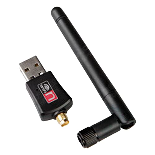 USB WLAN Adapter für PC, Tragbarer High Gain Antennen WLAN Dongle, Dualband MU MIMO 2,4 GHz 400 Mbit/s 5 GHz 867 Mbit/s WLAN Karte für Zuhause von Tangxi