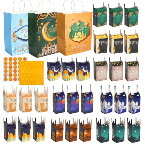 Ramadankalender zum Befüllen 30 Stück Ramadan Kalender Geschenkbox Ramadan Kalender zum Befüllen Ramadan Kalender mit Süßigkeiten Ramadan Deko Ramadankalender zum Befüllen 30 Stück Ramadan Kalender Geschenkbox Ramadan Kalender zum Befüllen Ramadan Kalender mit Süßigkeiten Ramadan Deko von Tanoshimi