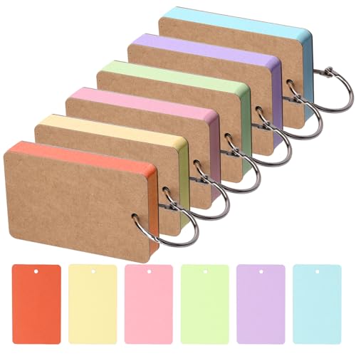 Tanstic 300Pcs-Index-Karten, 2.12 x 3.54 Zoll 6 Farben farbige Flash-Karten mit Ring, gestanzte Notizkarten-Karten-Index-Karten Notecards für Schulbüro-Lernen, Lernen, Gedächtnis Tanstic 300Pcs-Index-Karten, 2.12 x 3.54 Zoll 6 Farben farbige Flash-Karten mit Ring, gestanzte Notizkarten-Karten-Index-Karten Notecards für Schulbüro-Lernen, Lernen, Gedächtnis von Tanstic