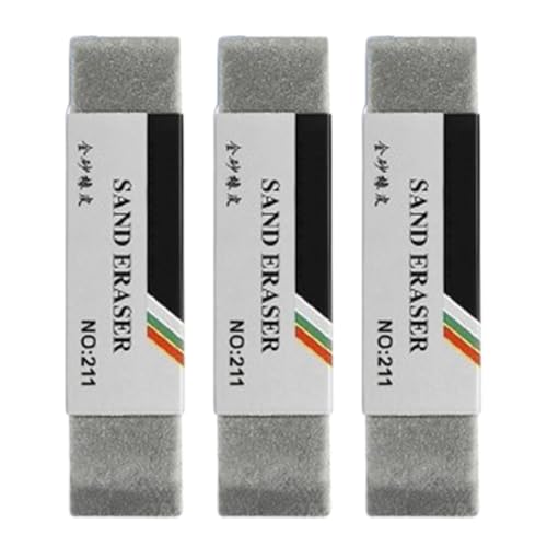 3 Stück Naturkautschuk-Radiergummi, Tintenlöscher, Sandgummi Füllfederhalter Student Matte Radiergummi Kugelschreiber Pinselstift Sand Füllfederhalter Kugelschreiber Studenten Frosted Eraser 3 Stück Naturkautschuk-Radiergummi, Tintenlöscher, Sandgummi Füllfederhalter Student Matte Radiergummi Kugelschreiber Pinselstift Sand Füllfederhalter Kugelschreiber Studenten Frosted Eraser von Tanxemery