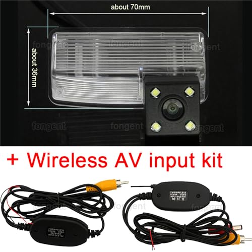 Rückfahrkamera für Toyota Corolla E120/E130 2001 2007 Verso 2004 2009 1280 * 720,Hinten Kamera Einparkhilfe Ultrahochauflösung Nachtsicht Weitwinkel Wasserdicht Kamera,C-4led Wireless Rückfahrkamera für Toyota Corolla E120/E130 2001 2007 Verso 2004 2009 1280 * 720,Hinten Kamera Einparkhilfe Ultrahochauflösung Nachtsicht Weitwinkel Wasserdicht Kamera,C-4led Wireless von TaoZong