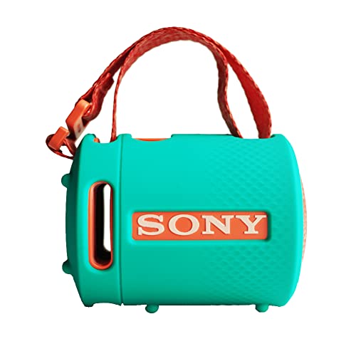 Silikon-Schutzhülle für Sony SRS XB13 Extra BASS Wireless Tragbarer Kompakt-Lautsprecher, Schutzhülle mit Standfüßen für Sony SRS-XB13 Lautsprecherzubehör (Grün) von Taojavin