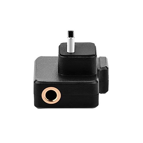 Wiederaufladbarer Osmo Action Audio Adapter mit 3,5 mm Mikrofon USB-C Audio Mikrofon Adapter f¨¹r Osmo Action von Taoke