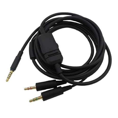 Taoricen MMX 300 Audiokabel, 3,5mm Kopfhörerkabel Kompatibel mit Beyer MMX300 2nd Gen Audiokabel mit Mikrofon Lautstärkeregler, Computer Version (2m / 6.6 ft) von Taoricen