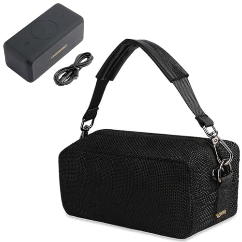 Taoricen Hülle Aufbewahrungs-Tasche Kompatibel mit BOGASING M5 Lautsprecher, Tragbare Tragetasche, Lautsprecher Klangübertragung Mesh-Tasche Taoricen Hülle Aufbewahrungs-Tasche Kompatibel mit BOGASING M5 Lautsprecher, Tragbare Tragetasche, Lautsprecher Klangübertragung Mesh-Tasche von Taoricen