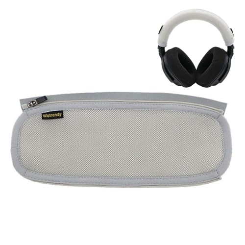 Taoricen Kopfband Hülle Kompatibel mit Sony MDR-MV1 Kopfhörer, Atmungsaktives Mesh Schutz-Zubehör (Silber Weiß) von Taoricen