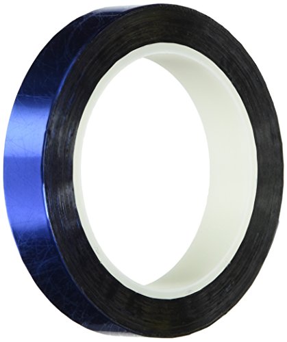 TapeCase 1.5-5-MPFT-Blue Metallisiertes Polyester-Klebeband, 3,81 cm x 4,57 m, Blau, 1 Rolle von TapeCase