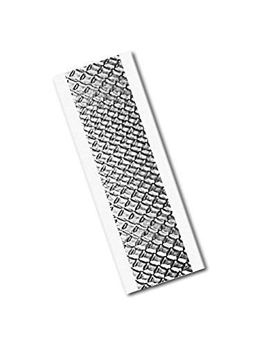 TapeCase 5-1267-1/2-3R Silbergeprägtes Aluminiumfolienband, umgewandelt von 3 m, 0,0083 cm dick, 7,6 cm lang, 1,27 cm breit, 5 Stück von TapeCase