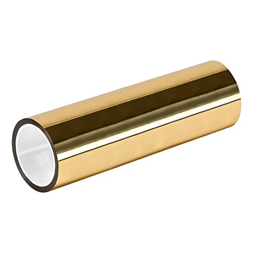TapeCase 72YD-GOLD TC830 Goldenes-Metallisiertes-Polyester/Acryl-Klebeband, 0,005 cm dick, 65,8 m Länge, 21,9 cm Breite, 1 Rolle TapeCase 72YD-GOLD TC830 Goldenes-Metallisiertes-Polyester/Acryl-Klebeband, 0,005 cm dick, 65,8 m Länge, 21,9 cm Breite, 1 Rolle von TapeCase
