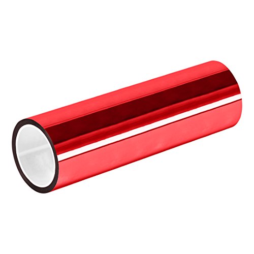TapeCase 72YD-RED TC830 Schwarzes-Metallisiertes-Polyester/Acryl-Klebeband, 0,005 cm dick, 65,8 m Länge, 18,3 cm Breite, 1 Rolle von TapeCase