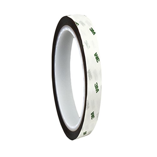 TapeCase DC-5KHN966-1/4" x 5Yds 5 mil DuPont Kapton Folie mit 966 Klebstoff auf beiden Seiten 0,64 cm x 1,27 m von TapeCase