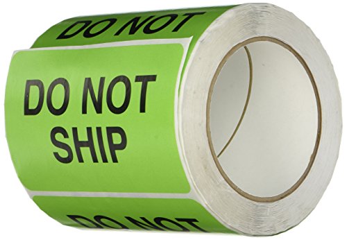 TapeCase SHIPLBL-020 "Do Not Ship" Etiketten, 500 Stück von TapeCase