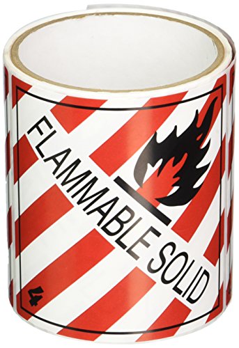 TapeCase SHIPLBL-031-50 "Flammable Solid" Etiketten, 50 Stück pro Packung TapeCase SHIPLBL-031-50 "Flammable Solid" Etiketten, 50 Stück pro Packung von TapeCase