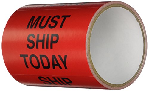 TapeCase SHIPLBL-067-50 "Muss Schiff heute" Etikett, 50 Stück pro Packung (1 Packung) von TapeCase