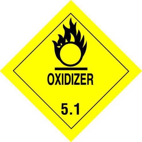 TapeCase SHIPLBL-072-50 "Oxidizer", 50 Stück von TapeCase