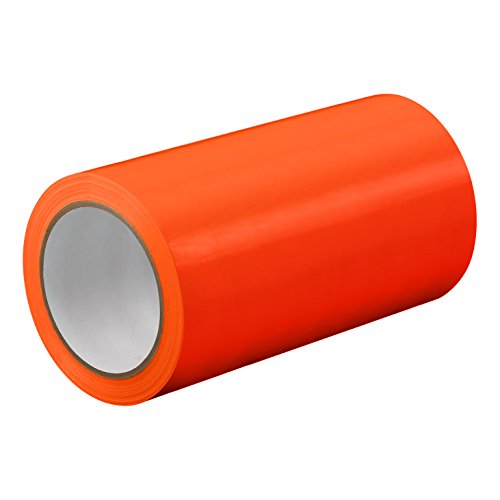 TapeCase TC414 UPVC Tape (verschiedene Größen), Fluoreszierendes Orange, 1 von TapeCase
