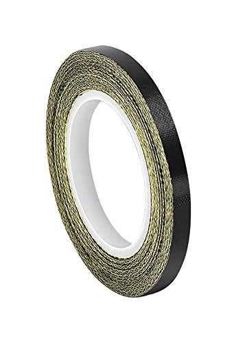 tapecase 0,25–5-sg56–06 (PK2) schwarz antistatisch fiberglass-ptfe imprägniert Fabric Tape sg56–06, 5 YD Länge, 0,6 cm Breite (2 Stück) von TapeCase