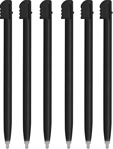 6X Ersatzstift passend für den Nintendo DS lite und DSi, Stylus Stift Set schwarz von Tapes4you