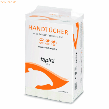 Tapira Papierhandtuch Plus 07730736 2lg weiß 4.000 Blatt Tapira Papierhandtuch Plus 07730736 2lg weiß 4.000 Blatt von Tapira