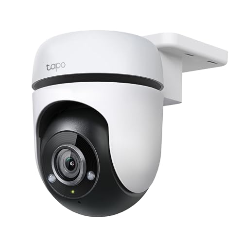 TP-Link Tapo C500 WLAN Überwachungskamera Außen, 360° Sichtbereich, 1080p Auflösung, Bewegungserkennung, Nachtsicht bis zu 30 m, Zwei-Wege-Audio, Kompatibel mit Alexa & Google von Tapo