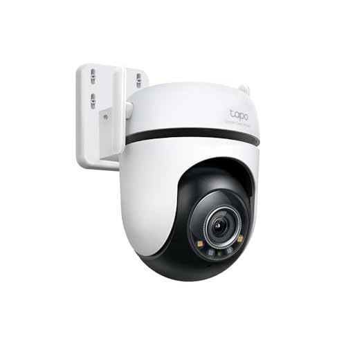 Tapo C52A 360° Überwachungskamera Außen, 2K 4MP, Starlight Farbe Nachtsicht, KI-Erkennung, Bewegungsverfolgung, WLAN oder Ethernet, microSD-Karte bis zu 512 GB von Tapo