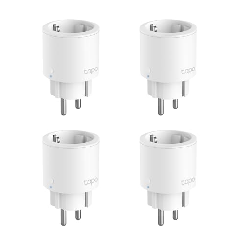 Tapo Nano Smart WLAN Steckdose Tapo P115 mit Energieverbrauchskontrolle, Smart Home Alexa Steckdose, funktioniert mit Alexa, Google Home, Sprachsteuerung, Fernzugriff, Kein Hub notwendig(4er-Pack) von Tapo