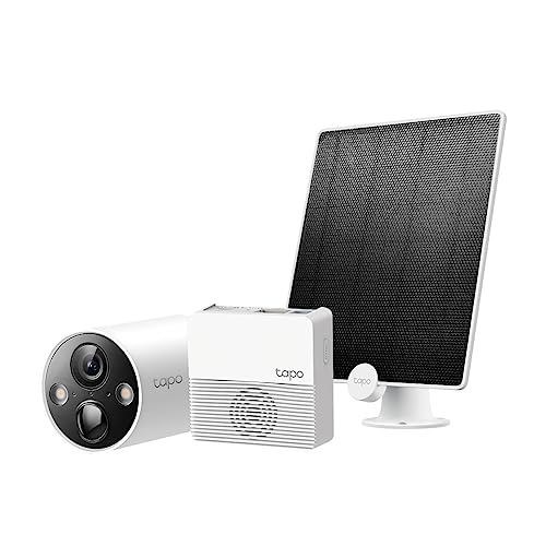 Tapo TP-Link 2K 4MP Solar Überwachungskamera Aussen Akku, Bundle C420S1 A200, Nur 30min benötigtes Sonnenlicht pro Tag von Tapo