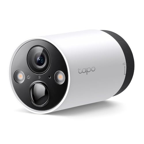Tapo TP-Link C420 Überwachungskamera Aussen, Zusätzliche Kamera, 2K Hochauflösung, 5200mAh wiederaufladbarer Akku, Vollfarb-Nachtsicht, Intelligente Identifikation,Hub H200 erforderlich Tapo TP-Link C420 Überwachungskamera Aussen, Zusätzliche Kamera, 2K Hochauflösung, 5200mAh wiederaufladbarer Akku, Vollfarb-Nachtsicht, Intelligente Identifikation,Hub H200 erforderlich von Tapo