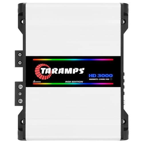 Taramps HD 3000 Modul 2 Ohm RGB 3000W Rms Auto Sound Verstärker von Taramps
