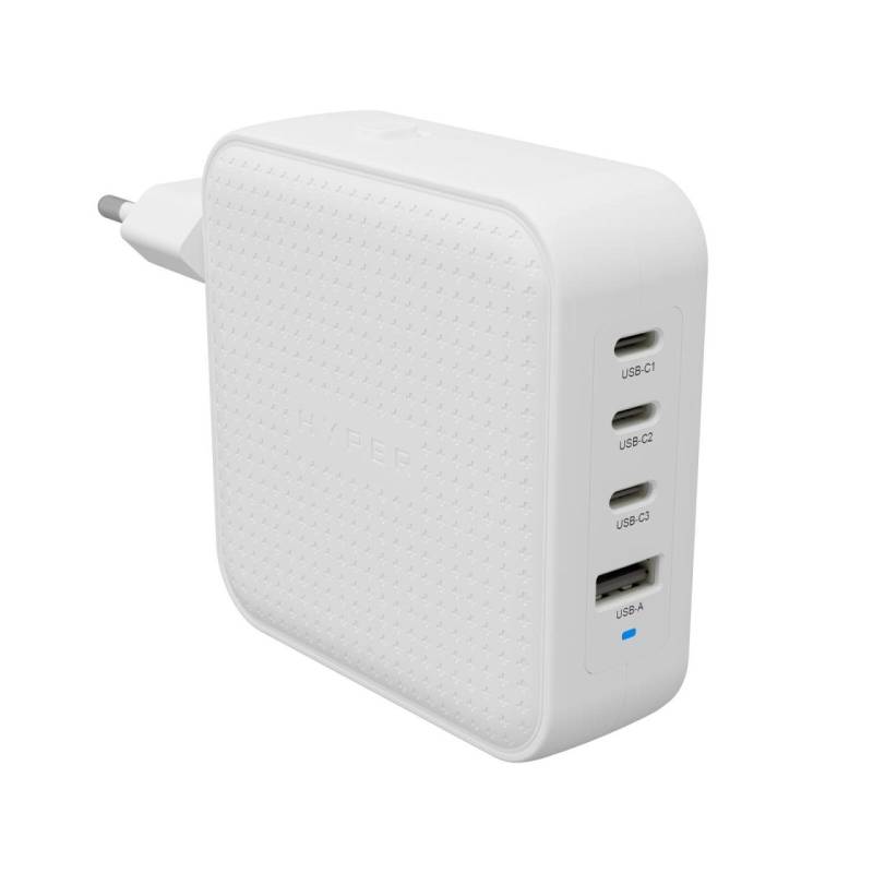 Hyper® HyperJuice 100W USB-C GaN Reise-Ladegerät (3C+1A) - Weiß von Targus