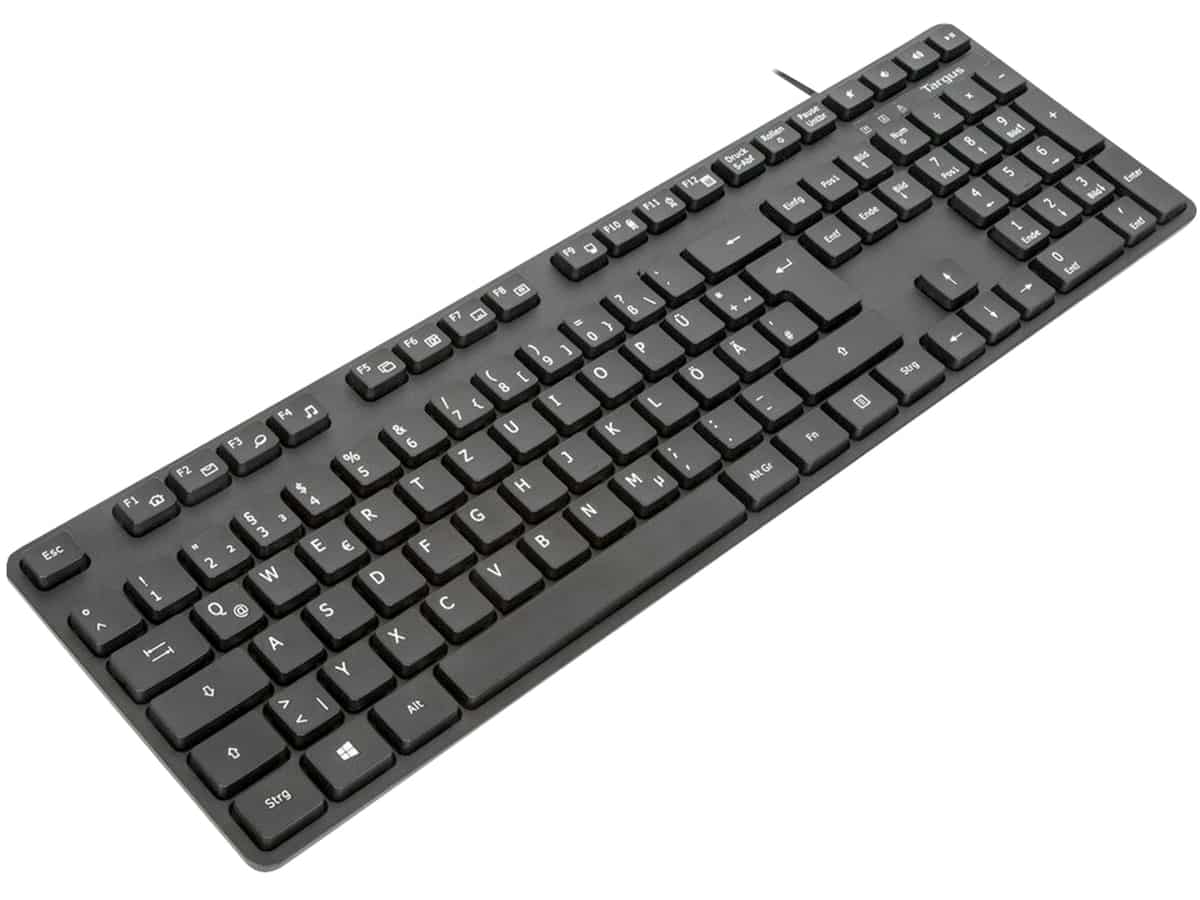 TARGUS Tastatur AKB30DE, schwarz von Targus