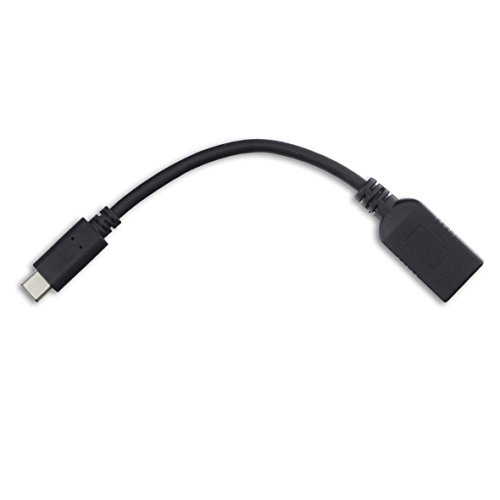Targus ACC923EU USB-C-an-USB-A-Kabel (f) 5 Gbps, 3 A ,15 cm - Schwarz von Targus