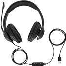 Targus AEH102GL - Headset - On-Ear - konvertierbar - kabelgebunden - USB-A - Geräuschisolierung - Schwarz (AEH102GL) von Targus