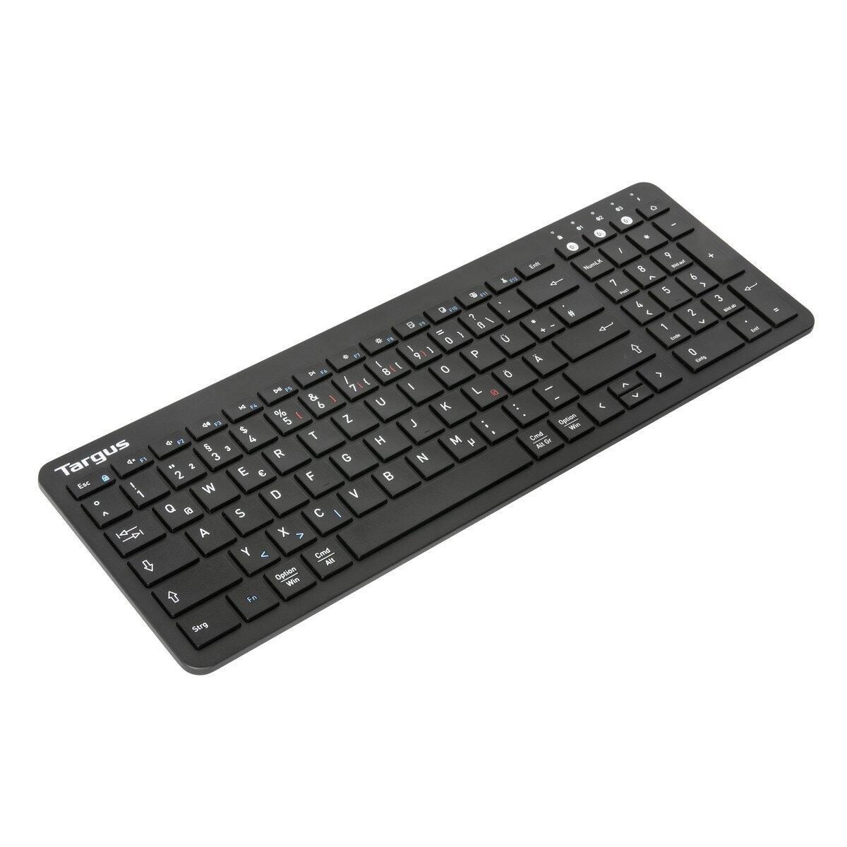 Targus Antimikrobielle Bluetooth-Universal-Tastatur in mittlerer Größe (Deuts... von Targus