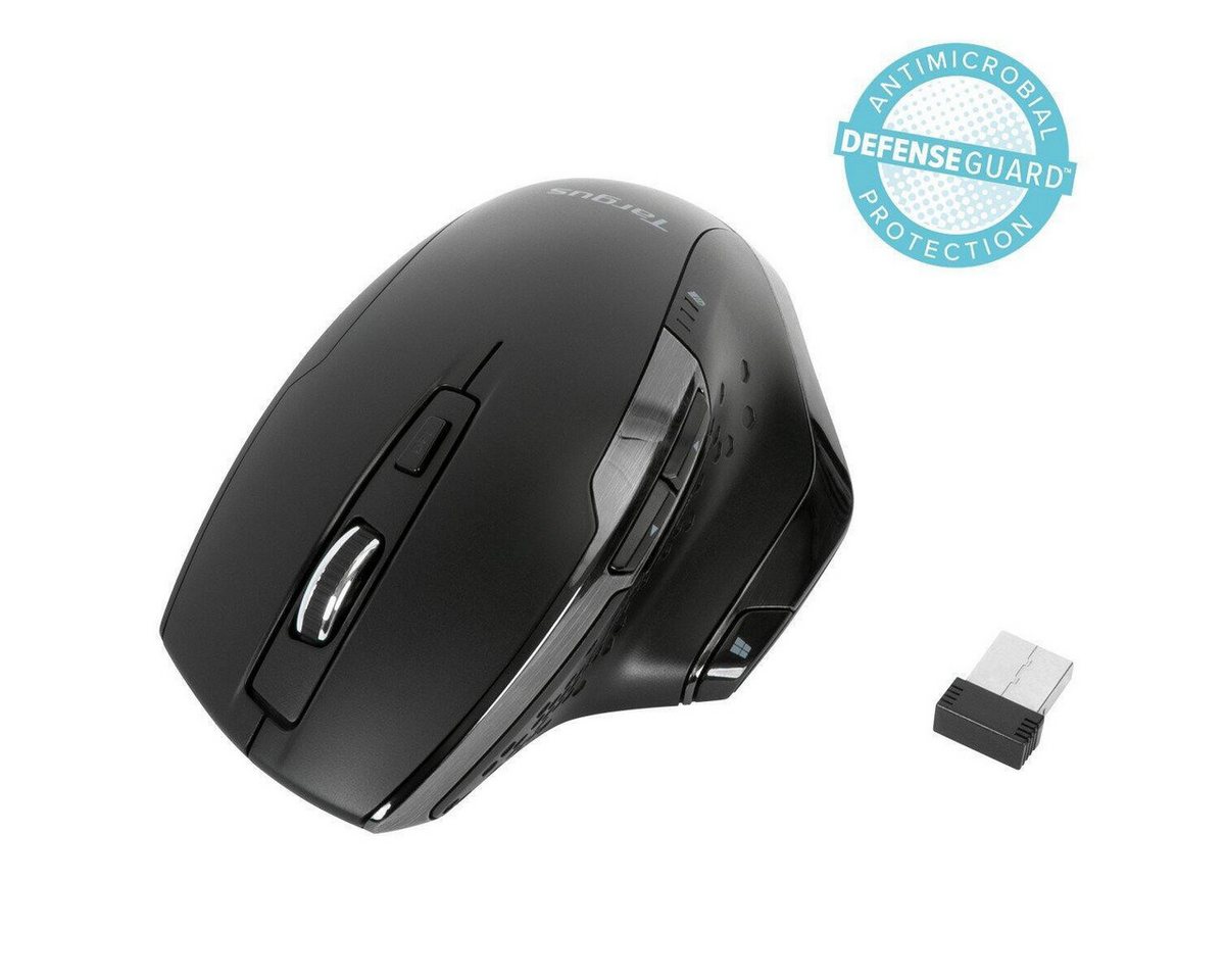 Targus Antimikrobielle ergonomische kabellose Maus Maus Targus Antimikrobielle ergonomische kabellose Maus Maus von Targus