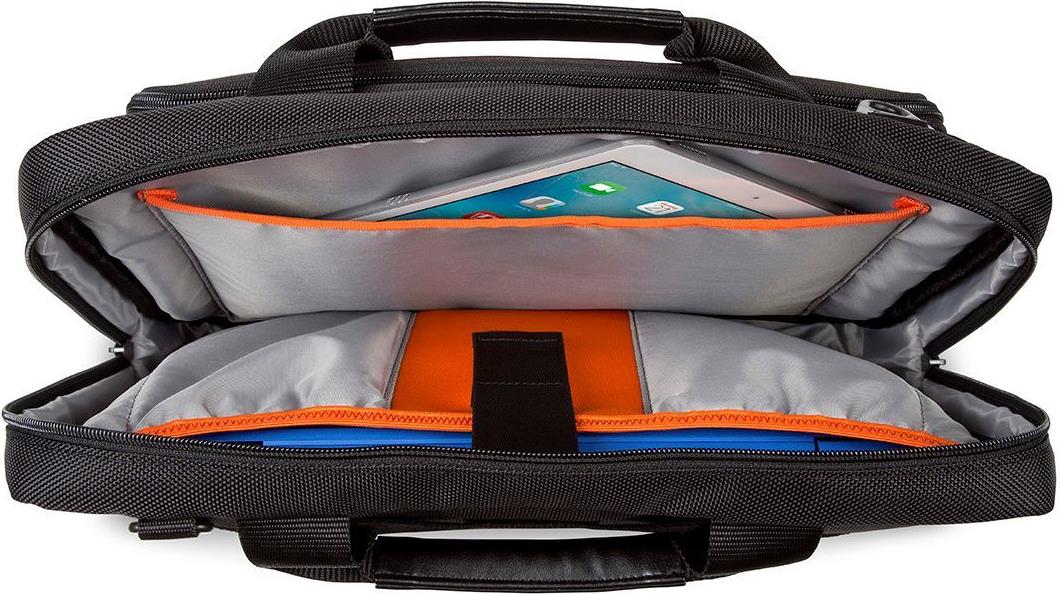 Targus CITYSMART ESSENTIAL 12-14 TL Slimline Topload Notebooktasche - Schwarz/Grau (TBT913EU) von Targus