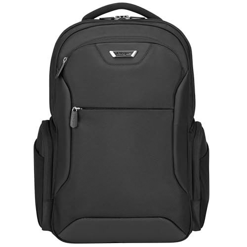 Targus CUCT02BEU Laptop-Rucksack für Geschäftsreisende 15,6 Zoll Ergonomisch – Schwarz 30 Liter. Langlebig, wasser- und verschleißfest von Targus