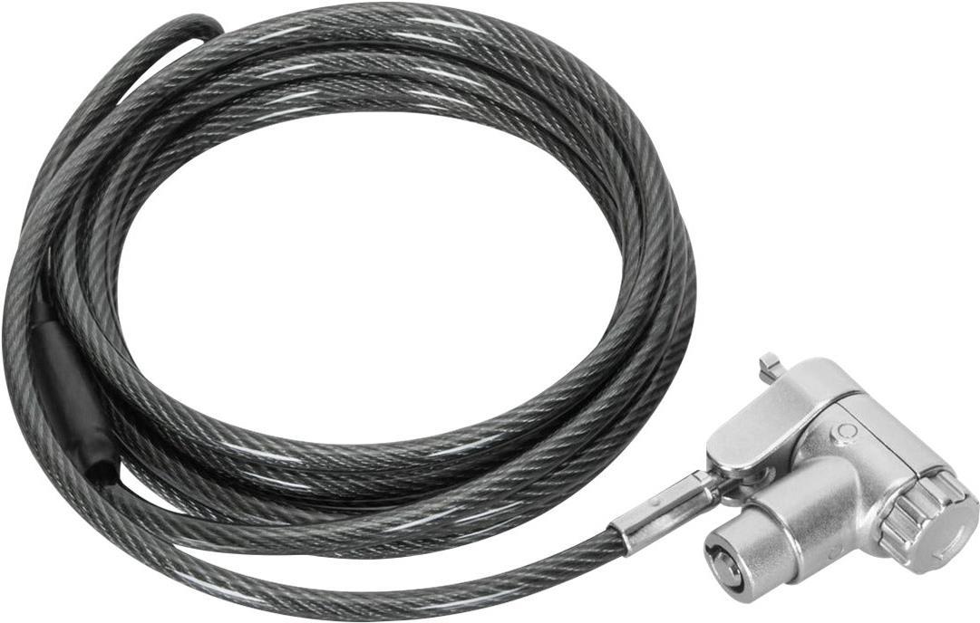 Targus DEFCON Ultimate - Sicherheitskabelschloss - universal keyed, with adaptable lock head - Silber - 2 m von Targus