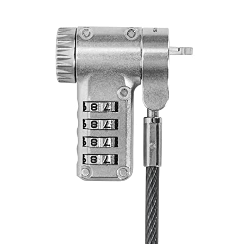 Targus DEFCON Ultimate Universal Serialized Combination Cable Lock, Kombinationsschloss mit anpassbarem Schlosskopf, Kabelschloss für Laptops/Notebooks, Kensington T-Lock, Nano, Noble Wedgelock Targus DEFCON Ultimate Universal Serialized Combination Cable Lock, Kombinationsschloss mit anpassbarem Schlosskopf, Kabelschloss für Laptops/Notebooks, Kensington T-Lock, Nano, Noble Wedgelock von Targus