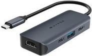 Targus Drive EcoSmart Gen.2 Universal USB-C 4-in-1 Hub w 100 w PD Power (HD4001GL) von Targus