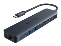 Targus HD4003GL, USB Typ-C, USB 3.2 Gen 2 (3.1 Gen 2) Typ-A, MicroSD (TransFlash), SD, 10000 Mbit/s, 60 Hz, Blau von Targus