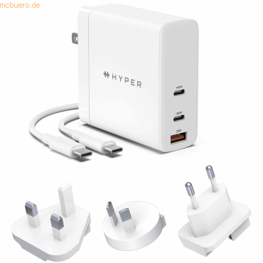 Targus Hyper HyperJuice 140 W Gan Charger - Global - Multi-port von Targus