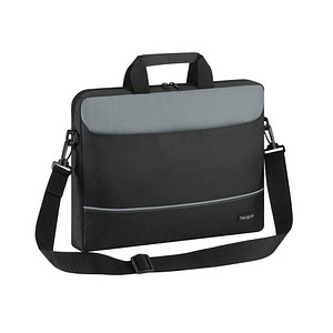 Targus Laptoptasche Intellect Topload Kunstfaser schwarz/grau TBT238EU bis 39,6 cm (15,6 Zoll) von Targus