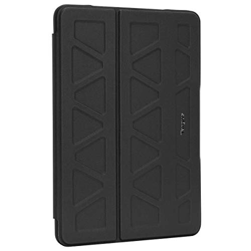 Targus Pro-Tek Case for Apple iPad (7th Gen) 10.2-Inch, iPad Air and iPad Pro 10.5-Inch with Slim Trifold Stand Cover, Stylus Holder, Magnetic Closure, Black (THZ852GL) von Targus
