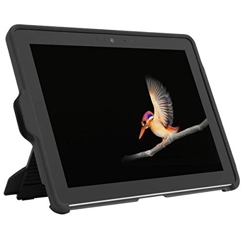 Targus Microsoft Surface™ Go 2 Hülle – Tablet Ständer mit Fallschutz für Suface Go und Go 2 – leichte Surface go 2 Tasche mit Eckschutz und Stiftehalter – Grau, THZ779GL von Targus