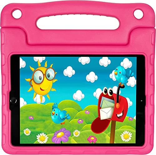 Targus THD51208GL Antimikrobielle iPad hülle für Kinder (9./8./7. Generation) 10,2 Zoll, iPad Air 10,5 Zoll und iPad Pro (10,5 Zoll) - Rosa von Targus