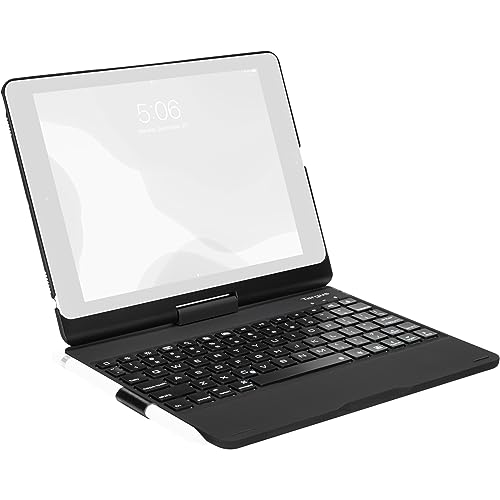 Targus THZ857DE VersaType für iPad (9./8./7. Gen.) 10,2-Zoll, iPad Air 10,5-Zoll, iPad Pro 10,5-Zoll (Deutsch), Schlaf- / Wachfunktion - Schwarz von Targus