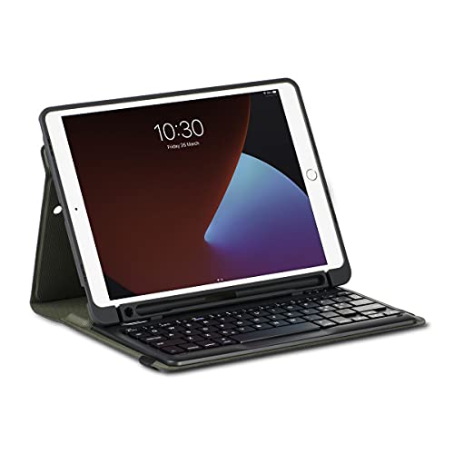 Targus THZ891DE Pro-Tek Education Tastaturhülle für iPad 10,2” (8./7. Generation) (Deutsch) - Schwarz von Targus