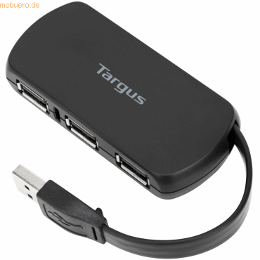 Targus Targus 4 Port USB 2.0 Hub Schwarz von Targus