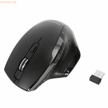 Targus Targus Antimikrobielle ergonomische kabellose Maus schwarz Targus Targus Antimikrobielle ergonomische kabellose Maus schwarz von Targus
